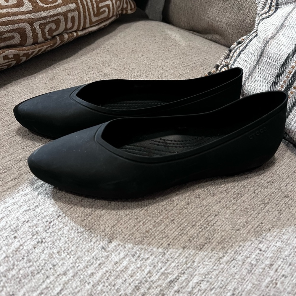CROCS Black Women's Flats